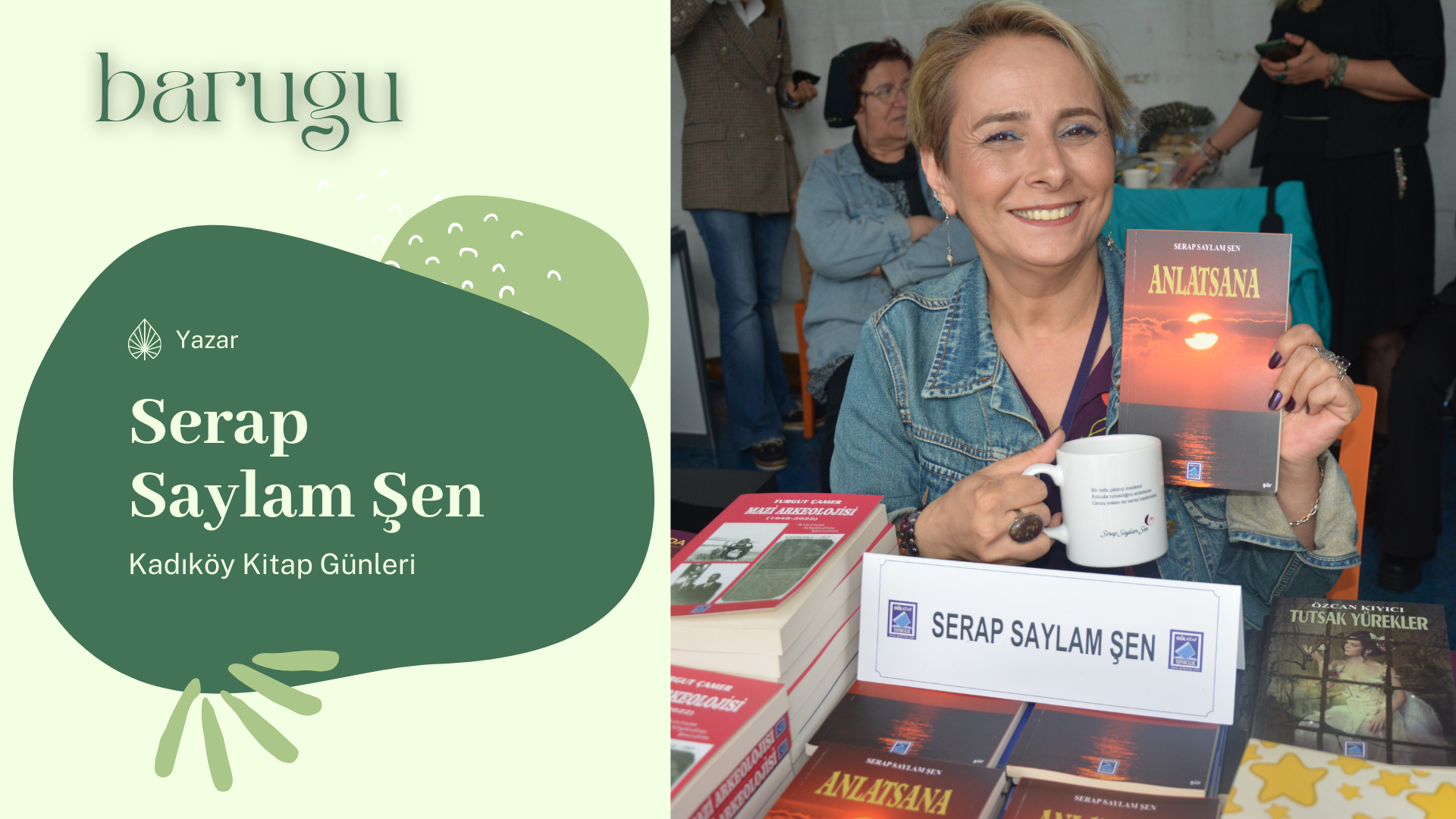 Serap Saylam Şen – Kadıköy Kitap Fuarı – Tepe Nautilus – İstanbul