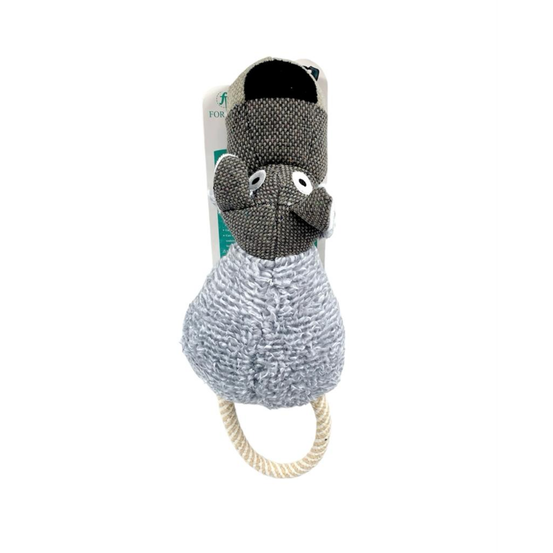 Köpek Pamuk İpi Ördek Kurt Şekilli Çiğneme Oyuncağı - Görsel 3