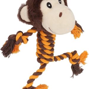 Maymun Desenli Çiğneme Köpek Oyuncağı Isırmaya Dayanıklı