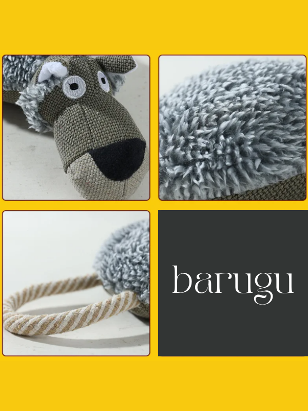 Köpek Pamuk İpi Ördek Kurt Şekilli Çiğneme Oyuncağı - Görsel 2