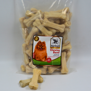 Nanbell 7cm Köpek (Çiğneme) Kemiği Sütlü (60'lı)