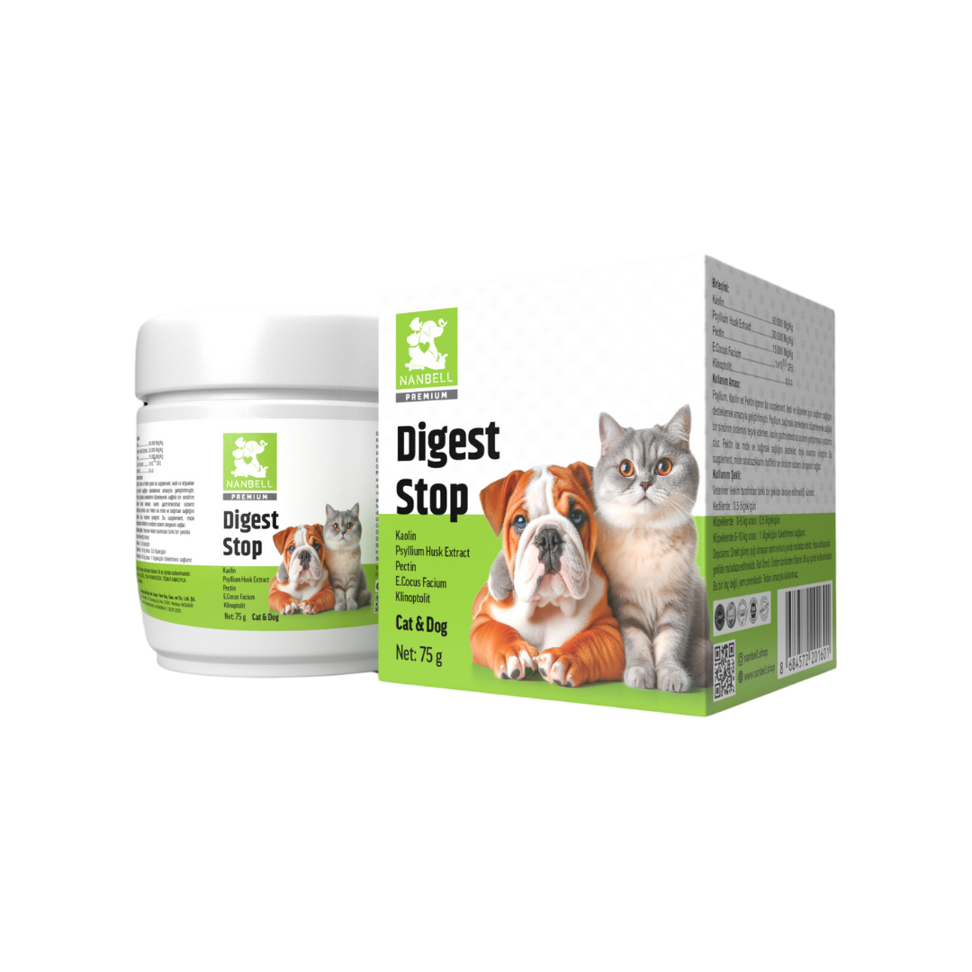 Nanbell Digest Stop Kediler ve Köpekler İçin Sindirim Destekleyici