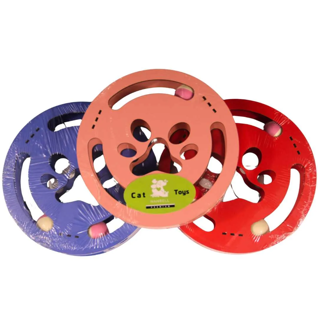 Nanbell Pati Şekilli Kedi Oyuncağı – Zeka Geliştirici Hareketli Toplu Aktivite Oyuncağı AOM06