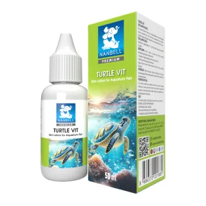 Nanbell Turtle Vit 50 ml – Su Kaplumbağaları İçin Cilt Bakım Losyonu