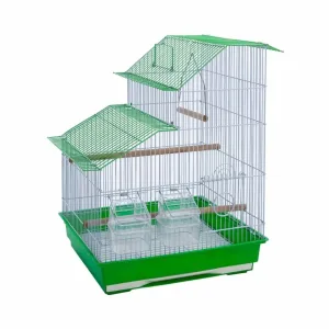 Nanbell A3514 Çift Katlı Kuş Kafesi – Geniş ve Katlı Tasarım, Dayanıklı Metal Kafes