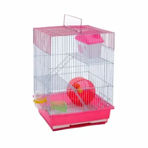 Nanbell M015 Hamster Kafesi – Oyun Parklı, Renkli ve Dayanıklı Kafes